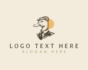 Elegant Duck Hat logo