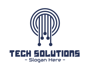 Tech Business Company Circle logo