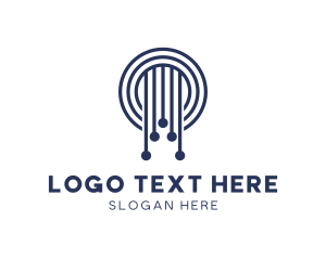 Tech Business Company Circle logo