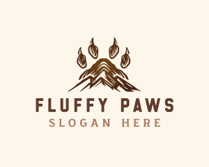 Paw Mountain Outdoor logo design