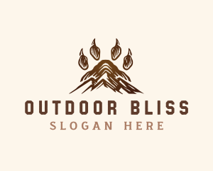 Paw Mountain Outdoor logo design