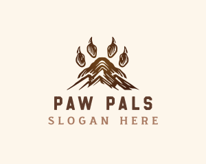 Paw Mountain Outdoor logo design