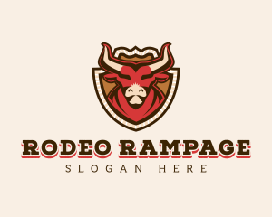 Minotaur Bull Horn logo design