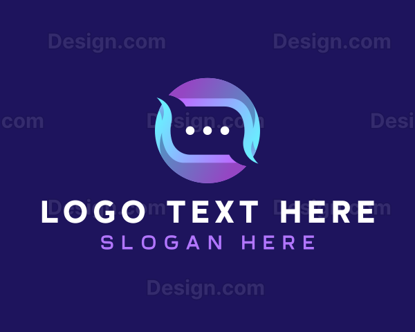 Mobile Message Chat Communication Logo