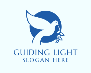 Christian Religion Pigeon  logo design