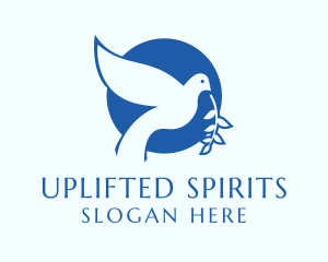 Christian Religion Pigeon  logo design