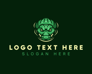 Wild Alligator Crocodile logo