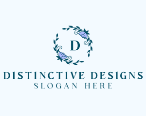 Floral Decoration Wreath  logo