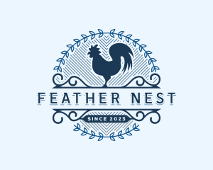 Rooster Farm Animal logo