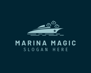 Nautical Yacht Boat logo design