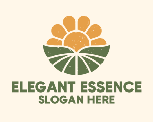 Sunrise Flower Field Logo