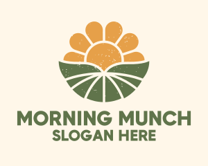 Sunrise Flower Field Logo