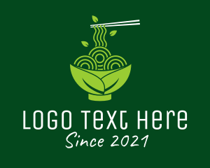 Healthy - Healthy Vegetarian Ramen logo design
