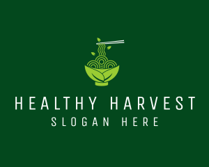 Healthy Vegetarian Ramen  logo design