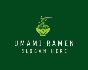 Healthy Vegetarian Ramen  logo design