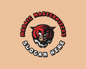 Tiger Mask Man Gaming logo design