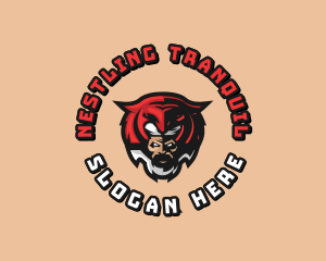 Tiger Mask Man Gaming logo design