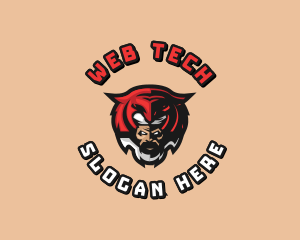 Tiger Mask Man Gaming logo design