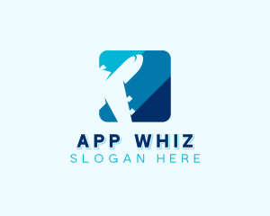 Airplane Logistics App logo design