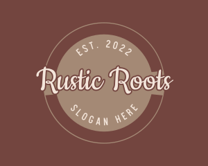 Casual Rustic Design logo design