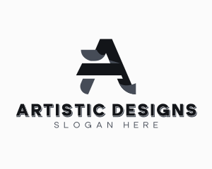 Marketing Firm Letter A logo design