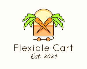 Carrot Farm Line Art logo design