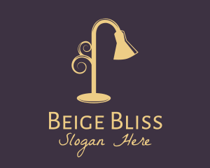 Beige Lampshade Decor logo design