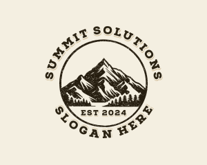 Summit Adventure Mountain logo design