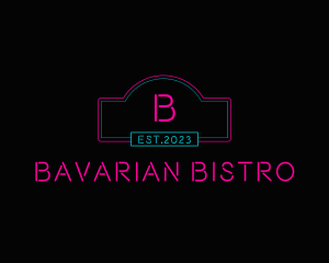 Neon Club Bistro Pub logo design