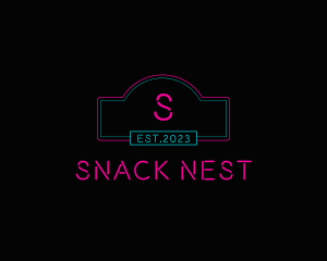 Neon Club Bistro Pub logo design