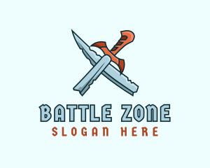 Sword Warrior Gaming logo design