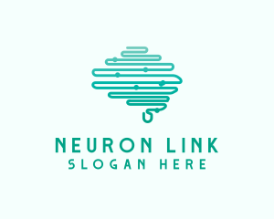 Outline Brain Neurology logo