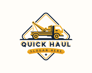 Tow Truck Forwarding logo design