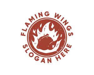 Fire Roasted Chicken logo design