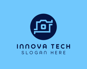 High Tech Camera logo design