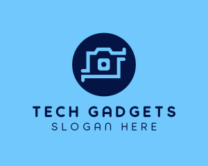 High Tech Camera logo design