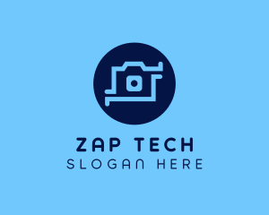 High Tech Camera logo design