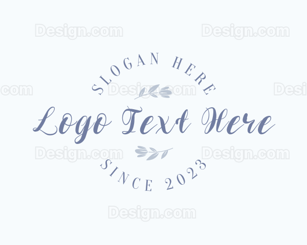 Feminine Script Wordmark Logo