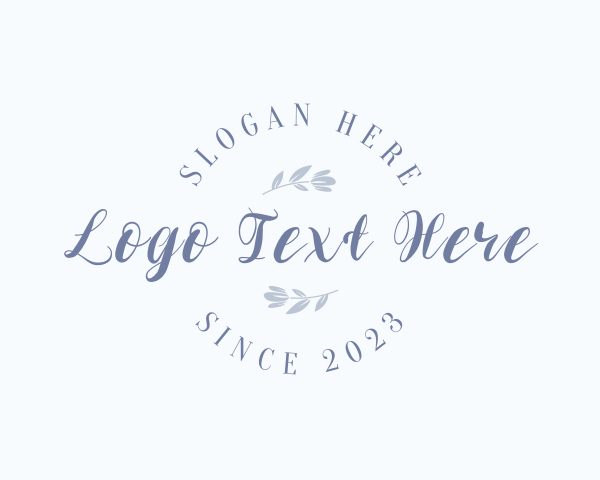 Feminine Script Wordmark logo