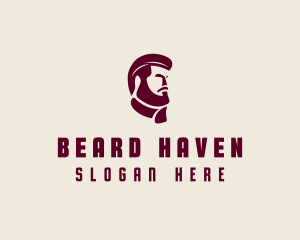 Beard Barber Gentleman logo design