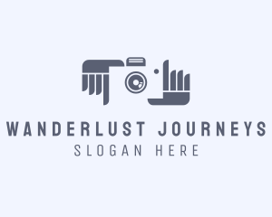Camera Photographer Hands Logo