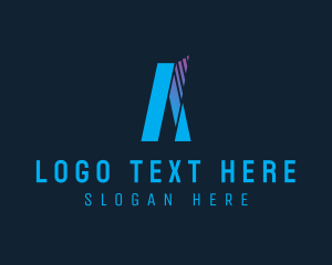 Business Firm Geometric Letter A  logo