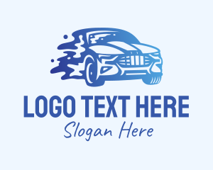 Blue Car Wash  logo