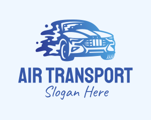 Blue Car Wash  logo design