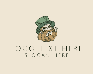 Smoking Pipe Leprechaun logo