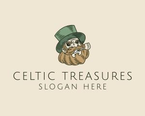 Smoking Pipe Leprechaun logo