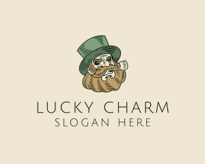 Smoking Pipe Leprechaun logo