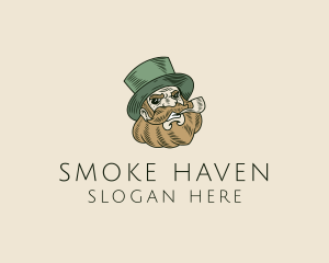 Smoking Pipe Leprechaun logo