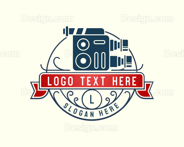 Retro Filming Studio Logo