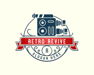 Retro Filming Studio logo design